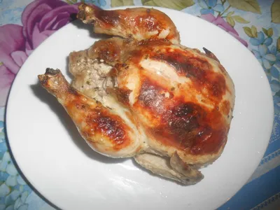 Фотоотзыв #8219 по рецепту: Курица в духовке целиком в фольге