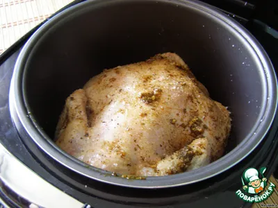 Жареная курица в мультиварке рецепт с фото пошагово | Кулинария, Мультиварка,  Жареная курица