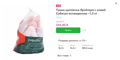 Цены на курицу за год выросли на 25% в Красноярске
