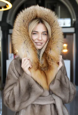 Купить Куртка из меха норки и лисы Dita Furs