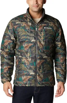 Columbia Omni-Heat Powder Lite Camo Insulated Jacket Green Brown Mens 3XL  NWT | eBay