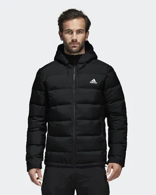 Пуховик adidas Sportswear Helionic Hooded Down Jacket - купить с доставкой  по выгодным ценам в интернет-магазине OZON (141659692)