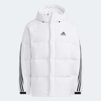 Куртка мужская Adidas H20755 белая M - купить в Москве, цены на Мегамаркет