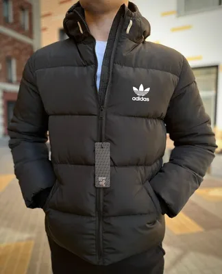 Мужская куртка Adidas зимняя теплая пуховик Адидас до -25 черный  (ID#1959833355), цена: 1899 ₴, купить на Prom.ua