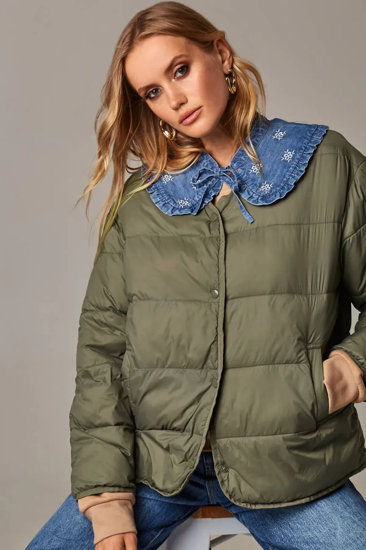 Куртка INCITY (Оливковый) #948060 Куртка INCITY (Оливковый) #948060