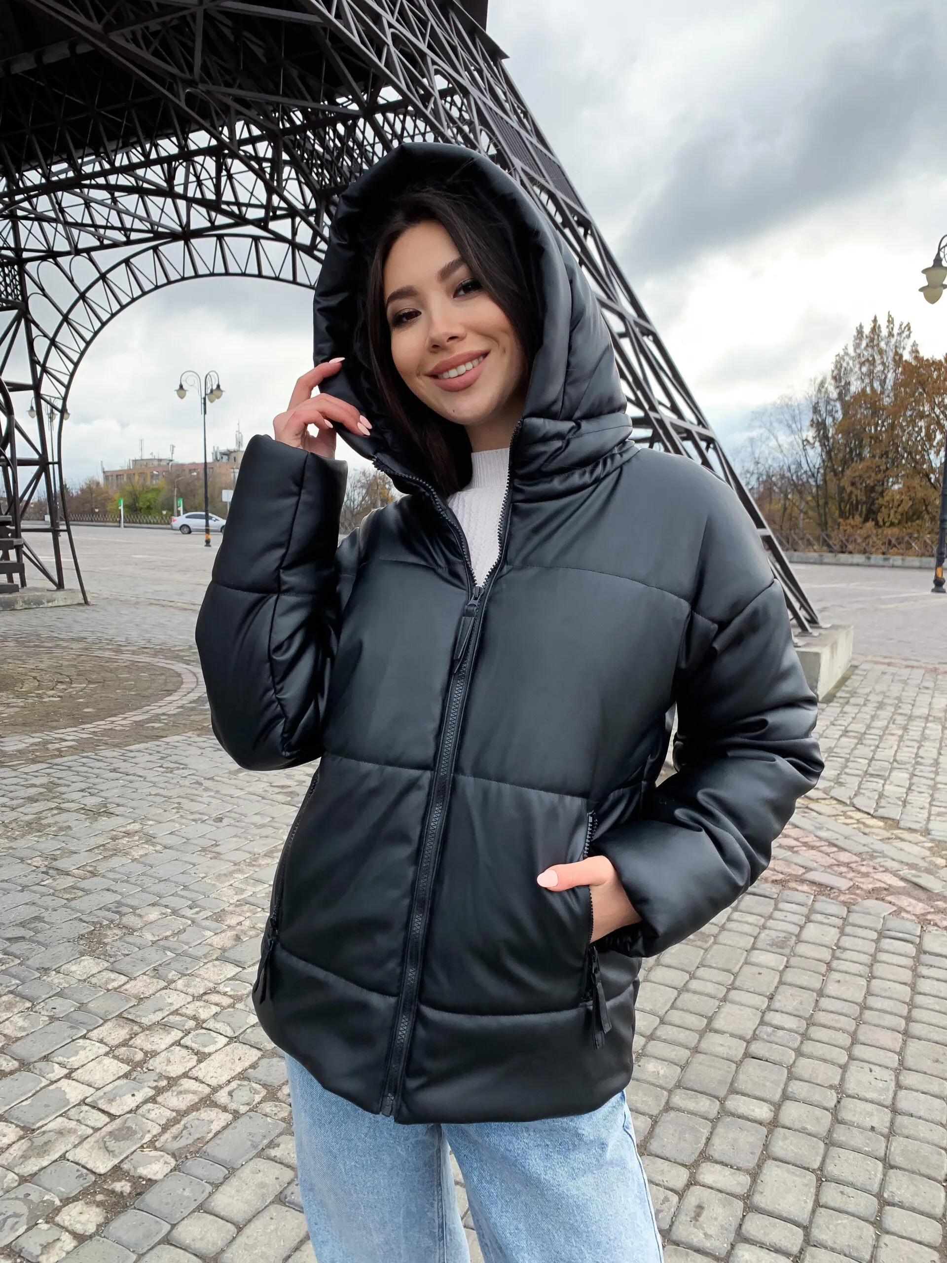 Женская Куртка Косуха Angmifer Кожзам Экокожа Черная Батал — Купить на BIGL.UA ᐉ Удобная Доставка (1005527638) Женская Куртка Косуха Angmifer Кожзам Экокожа Черная Батал — Купить на BIGL.UA ᐉ Удобная Доставка (1005527638)