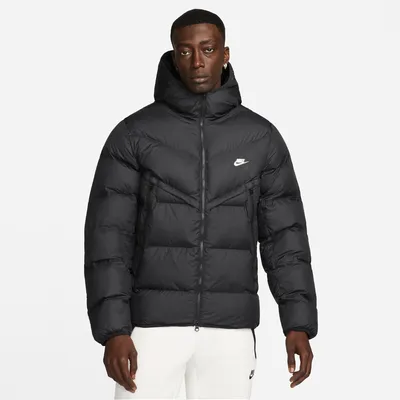 Лёгкие куртки Nike Windproof Warm Hooded Jacket Black (Чёрные) DJ6311010  купить в Meet Market