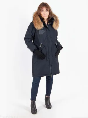 Женская зимняя теплая куртка с воротником из натурального меха енота |  AliExpress