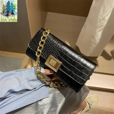 2021 модные маленькие квадратные сумки в стиле ретро сумка через плечо с  цепочкой крокодила мини-сумка для подмышек для женщин| Alibaba.com