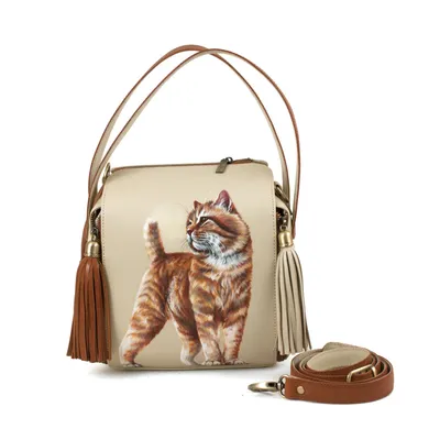 Квадратная сумка \"Бобтейл\" - арт. aa260211 - купить в интернет магазине  дизайнерских сумок Pelle Volare™