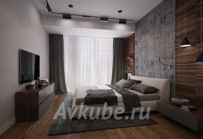 Минимализм в двухкомнатной квартире по проекту «АвКубе» – фото интерьера
