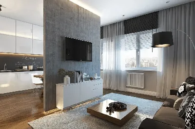 Дизайнерский ремонт квартиры студии под ключ в Москве - цены за м2 с  материалами и гарантией от компании Арми