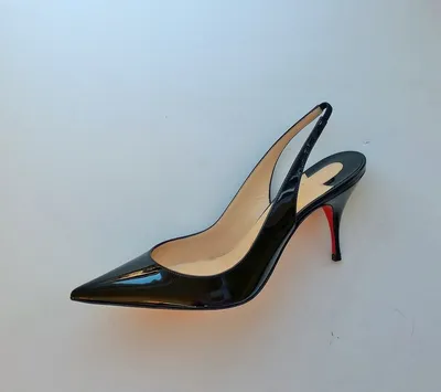 Shoes CHRISTIAN LOUBOUTIN T 38 \"Pigalle\" black leather - VALOIS VINTAGE  PARIS