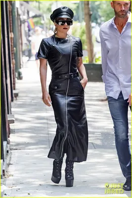 Lady Gaga Boldly Wears Black Leather on a Hot Day in New York City!: Photo  #4112984. Lady Gaga is a fearless fash… | Lady gaga outfits, Lady gaga  fashion, Lady gaga