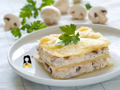 Лазанья с куриным фаршем и сыром рецепт с фото - 1000.menu
