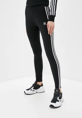 Леггинсы adidas Originals, цвет: черный, AD093EWHLJB4 — купить в  интернет-магазине Lamoda