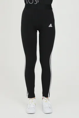 Black women's leggings with logo and 3 Stripes - ADIDAS PERFORMANCE -  Pavidas