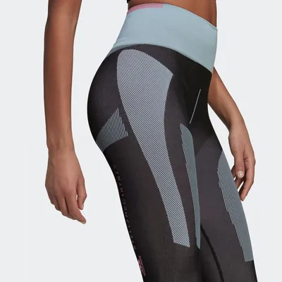 adidas Sportswear FUTURE ICONS THREE STRIPES - Leggings - semi lucid  blue/blue - Zalando.de