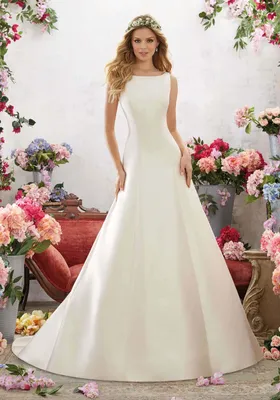 Простые свадебные платья для элегантной невесты