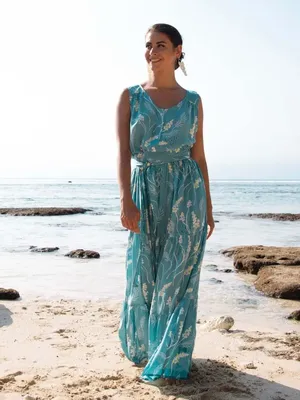 Легкое летнее платье 7946 - купить в интернет-магазине женской одежды Bisou