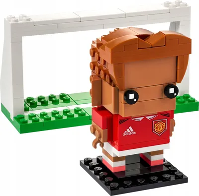 40541 LEGO® BrickHeadz Manchester United futbolo žaidėjas цена | pigu.lt