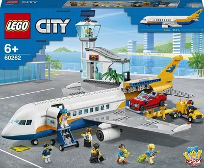 60262 Lego® City Airport Пассажирский самолёт цена | pigu.lt