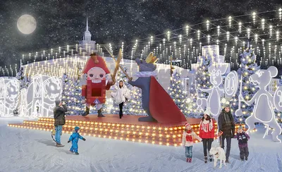 Как будет выглядеть площадь Ленина в Воронеже на Новый год