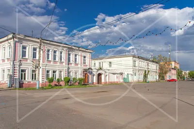 Фрагмент улицы Ленина в Минусинске - купить фото Красноярска