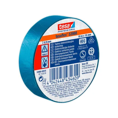Электроизоляционная лента tesa 10м x 15мм синяя цена | kaup24.ee