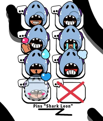 Shark Leon Portrait! : r/Brawlstars