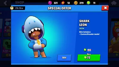 Shark Leon (Fan Art) : r/Brawlstars