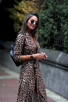 Леопардовое платье 25 лучших фото