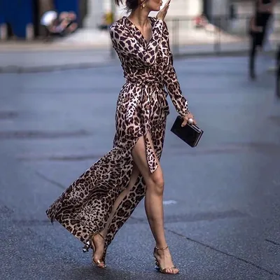 Прическа под леопардовое платье (25 лучших фото)