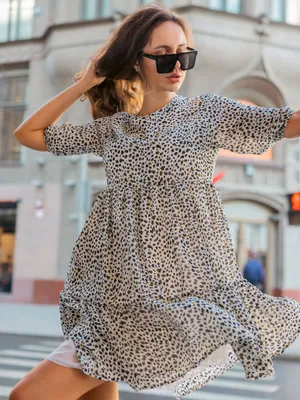 Леопардовое женское летнее платье сарафан платье животный прин...: цена 299  грн - купить Платья и сарафаны женские на ИЗИ | Винница