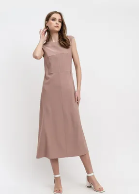Купить Платье летнее офисное нарядное длины миди за 3213р. с доставкой