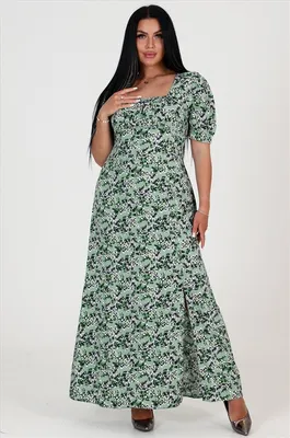 Летнее платье А-силуэта из штапеля купить в интернет-магазине для женщин  Самая МоднаЯ