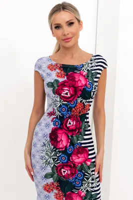 Летнее женское платье Летнее №21 Val-40989 цена-1180 р. в интернет магазине  beauti-full.ru