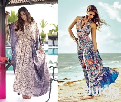 Длинные летние платья 2015: главные тенденции — BurdaStyle.ru