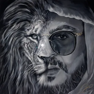 Картина Мужчина-Лев / Man-Lion ⋆ Art Boutique