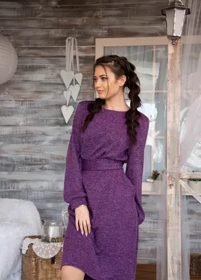 Фиолетовые женские платья: купить фиолетовое платье в Украине в интернет  магазине issaplus.com недорого
