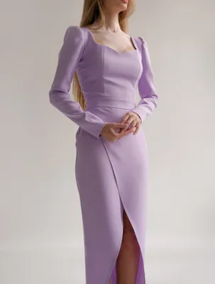 Брендовые Фиолетовые платья от производителя - купить оптом, розница -  Lipinskaya Brand -