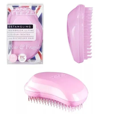 Расческа Tangle Teezer Fine \u0026 Fragile Pink Dawn лиловый цвет