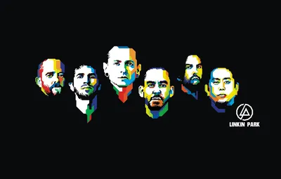Обои ART, Linkin Park, Mike Shinoda, Chester Bennington, Rob Bourdon, Brad  Delson, Joseph Hahn, Dave Farrell картинки на рабочий стол, раздел музыка -  скачать