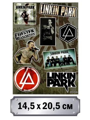 Набор стикеров Linkin Park SP052 - купить в интернет-магазине RockBunker.ru