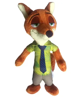 Ник Уайлд Лис 24 см Зверополис / Nick Wilde Plush Zootopia