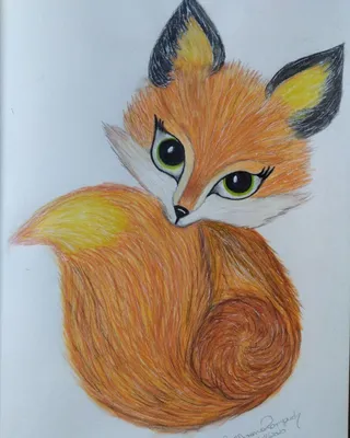 Лиса :: фэндомы :: Лиса арт :: красивые картинки :: art :: Traditional art  :: animal art :: BozhenaFuchs - JoyReactor