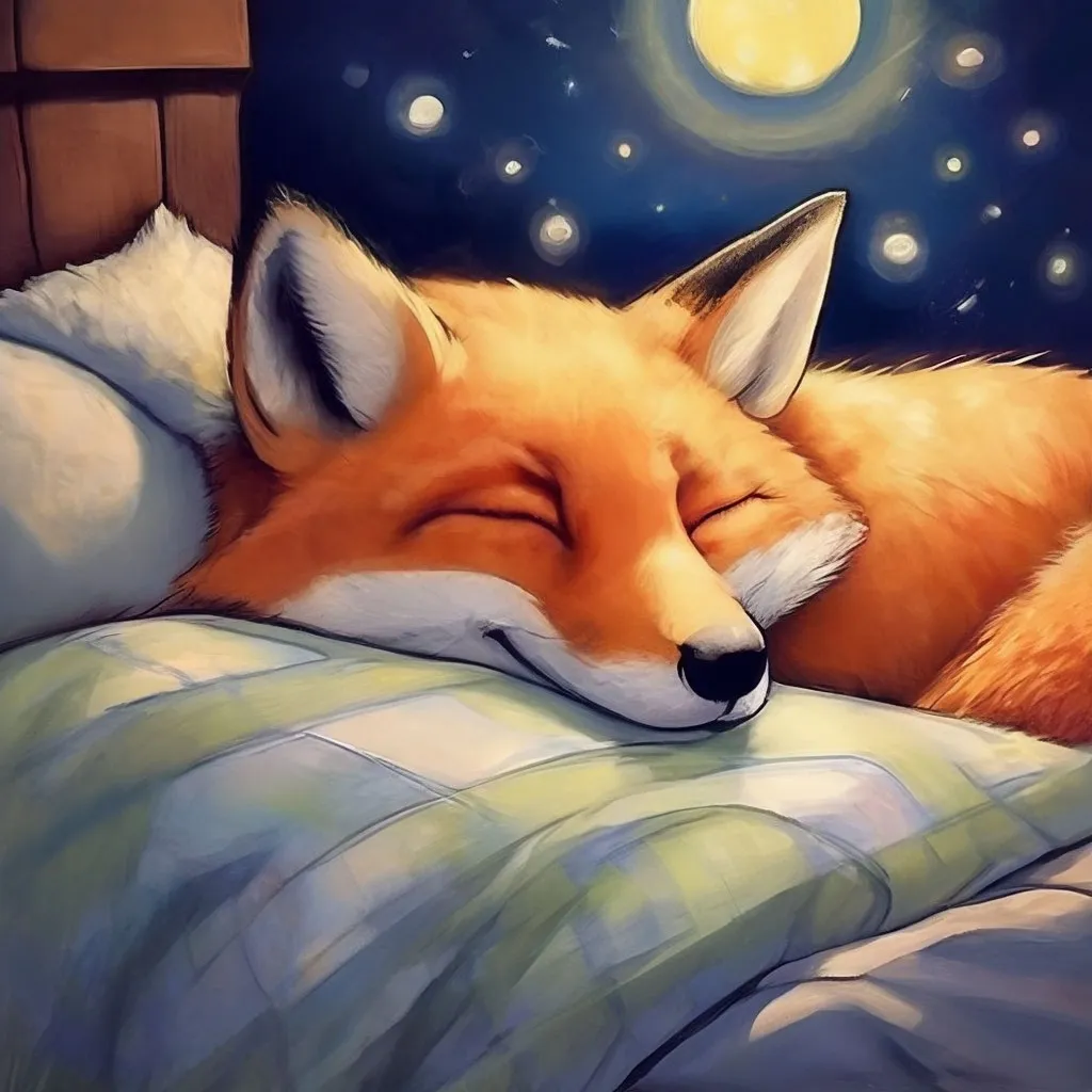 Furry sleeping