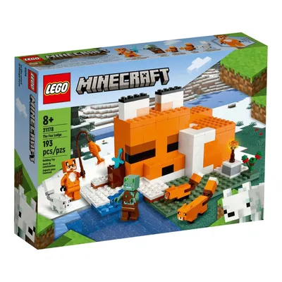 Конструктор LEGO Minecraft 21178 Лисья хижина 21178 купить в  интернет-магазине Layon.ru