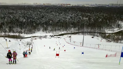 Лисья гора, горная вершина, Московская область, городской округ Балашиха,  территория Горнолыжный комплекс Лисья Гора, бугельный подъёмник № 5 —  Яндекс Карты