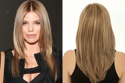 Модная стрижка \"лисий хвост\" на длинные волосы #WomensHaircutsInspireMe | V  cut hair, Haircuts for long hair, Front hair styles